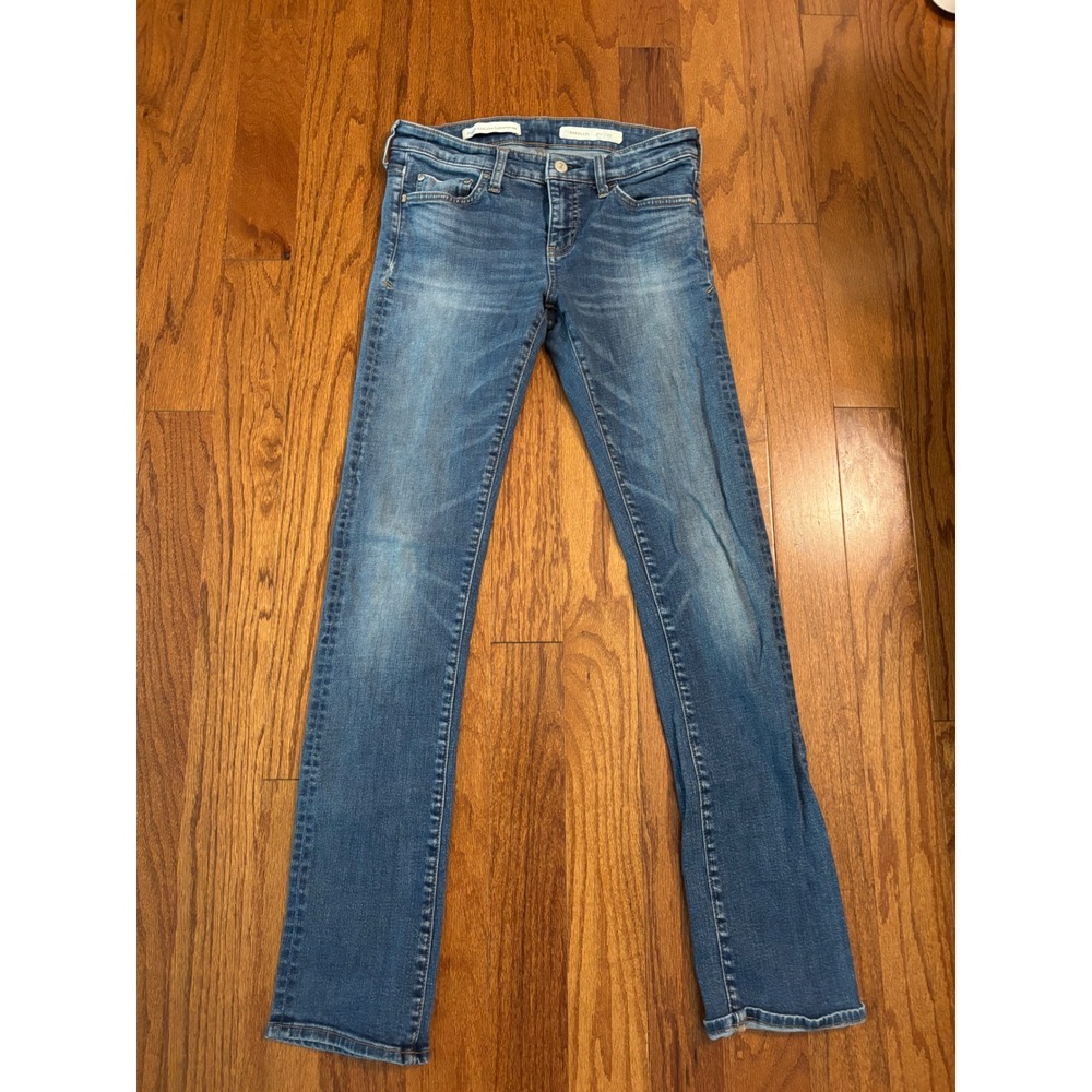 Pilcro and the Letterpress Parallel Straight Leg Jeans 32" Inseam Size 27